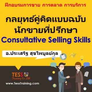 กลยุทธ์คู่คิดแบบฉบับ นักขายที่ปรึกษา Consultative ...