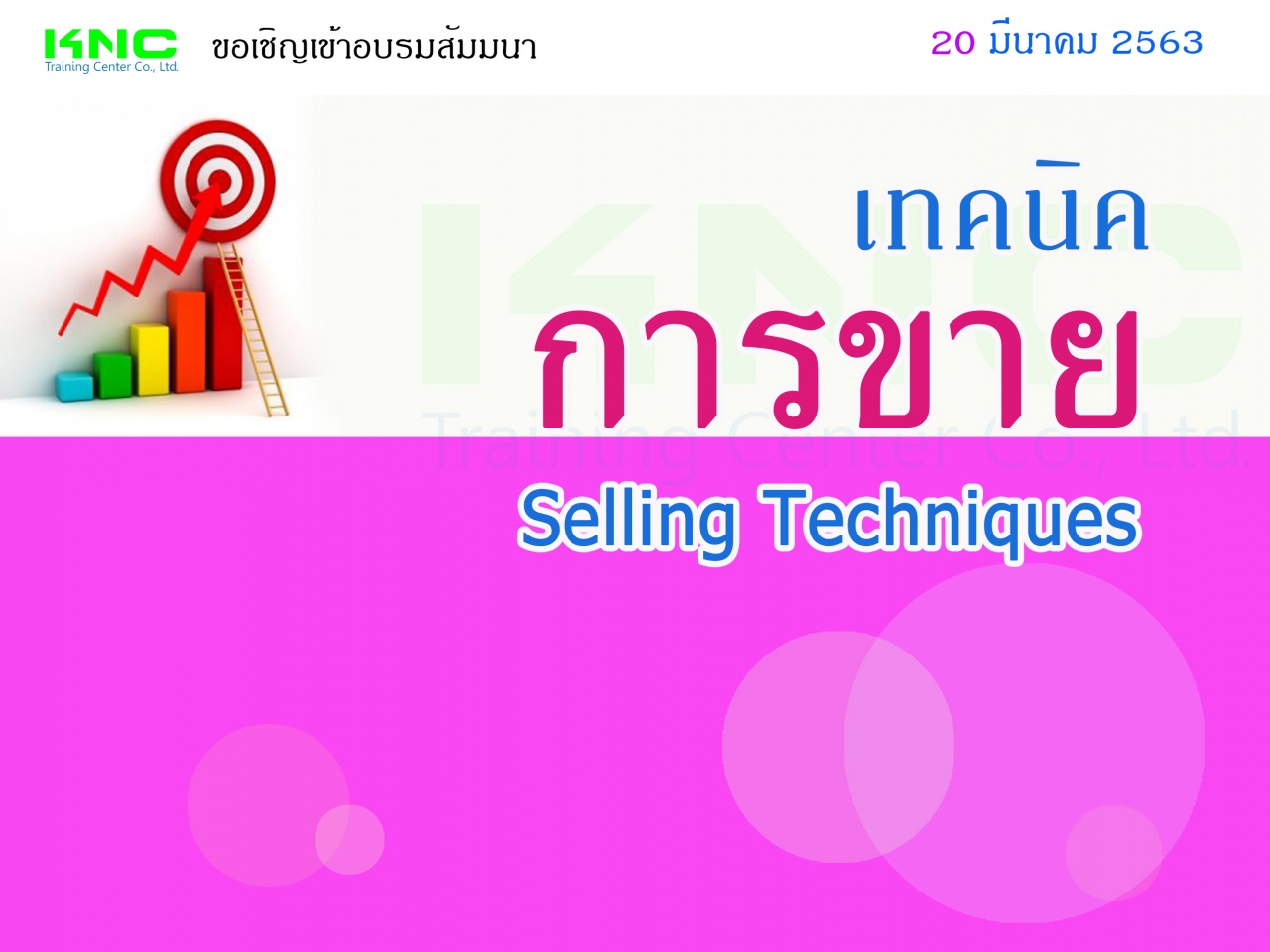 เทคนิคการขาย (Selling Techniques)