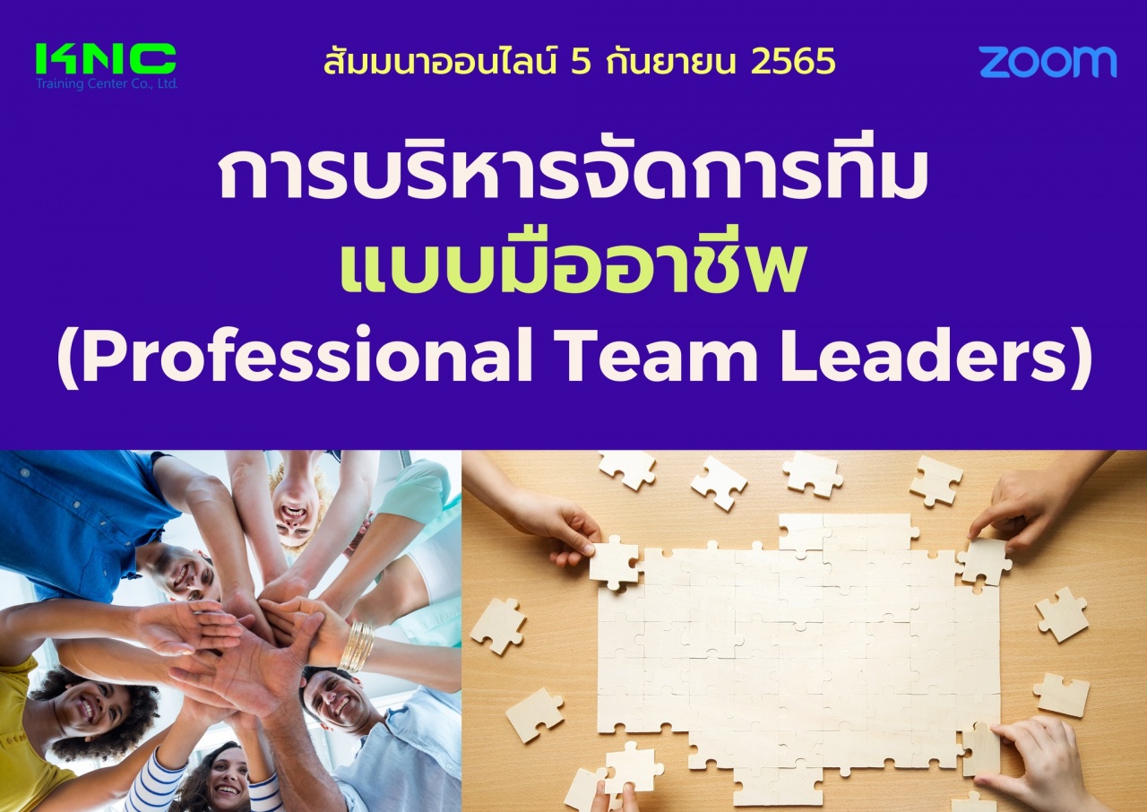 Online Training : การบริหารจัดการทีมแบบมืออาชีพ