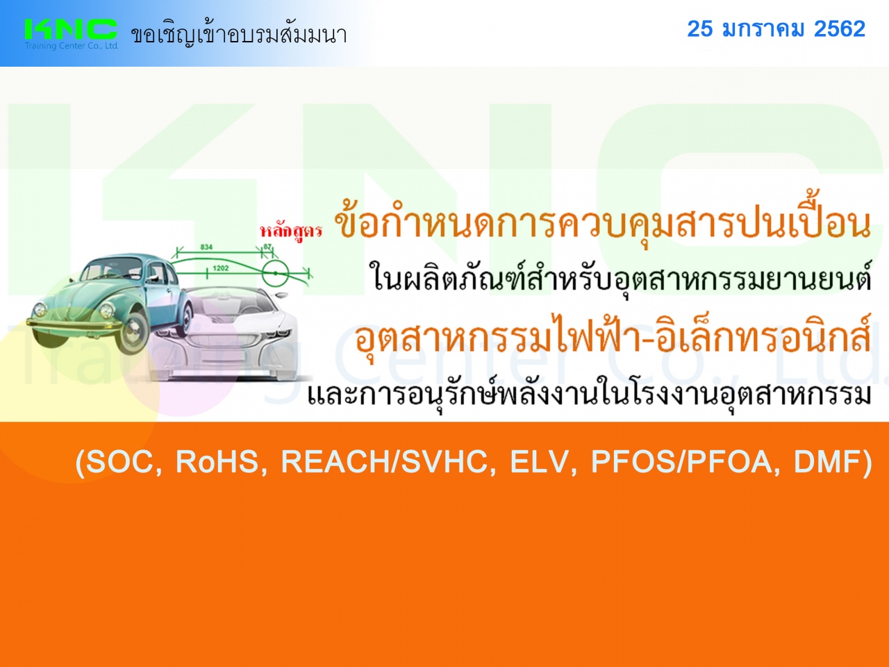 ข้อกำหนดการควบคุมสารปนเปื้อนในผลิตภัณฑ์สำหรับอุตสาหกรรมยานยนต์ อุตสาหกรรมไฟฟ้า-อิเล็กทรอนิกส์และการอนุรักษ์พลังงานในโรงงานอุตสาหกรรม